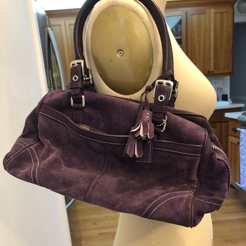 Purple Coach Purse